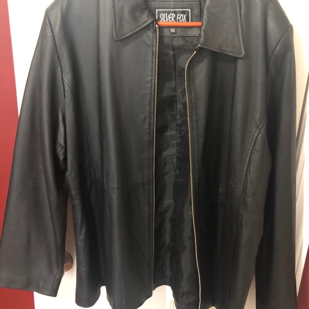 Men’s Black Leather Jacket